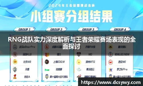 RNG战队实力深度解析与王者荣耀赛场表现的全面探讨